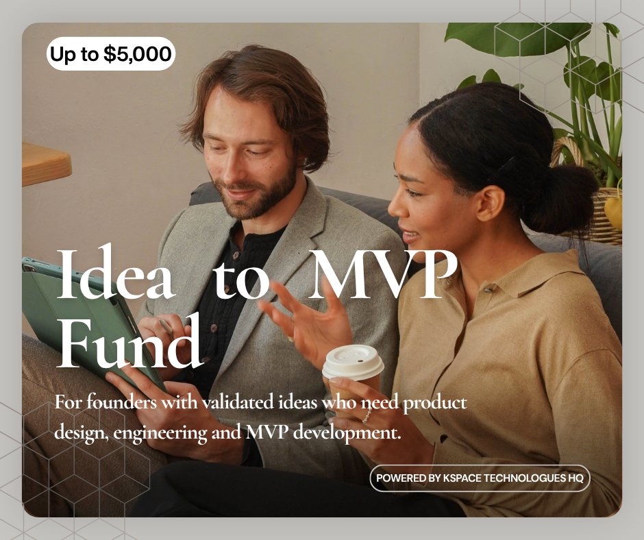 Idea to MVP Fund — up to $5,000 in build credits